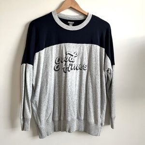 AE Aerie oversized good times Graphic sweatshirt S